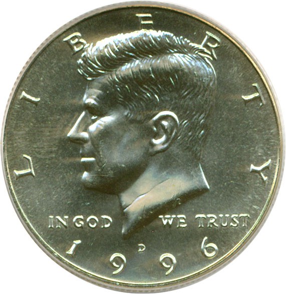 image for: 1996-D 50c  PCGS MS66 