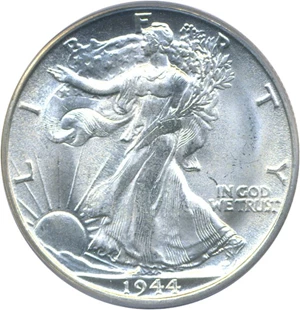 image for: 1944-S 50c PCGS MS66