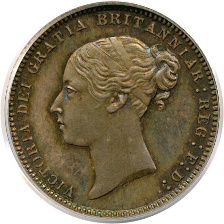 image for: Great Britain: 1867 6D  PCGS Proof 65