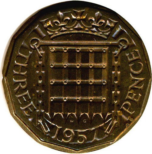 image for: Great Britain: 1957 3D  NGC Proof 65 (Copper-Zinc)