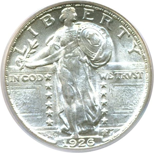 image for: 1926-D 25c PCGS MS64
