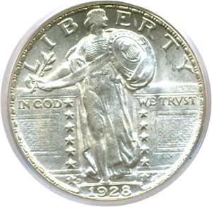 image for: 1928-D 25c PCGS MS64