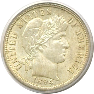 image for: 1894-O 10c PCGS MS64