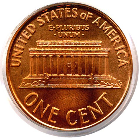 image for: 1990-D 1c  PCGS MS67 RD