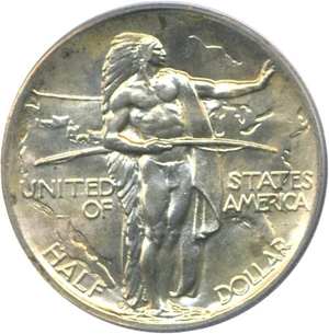 image for: 1936-S 50c Oregon PCGS MS67