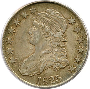 image for: 1825 50c PCGS AU50