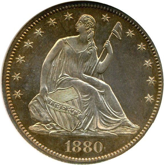 image for: 1880 50c  NGC Proof 65 Cameo