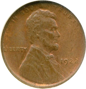 image for: 1922-D 1c Weak D ANACS MS63 RB