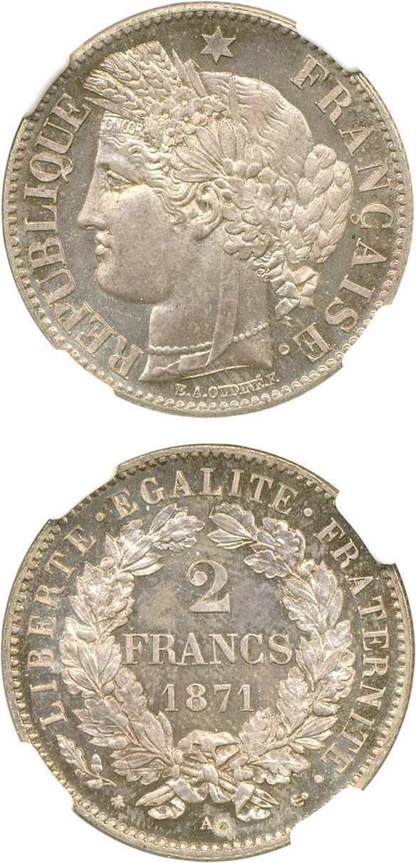 1871-A     2 Fr   Small A              MS thumbnail 4