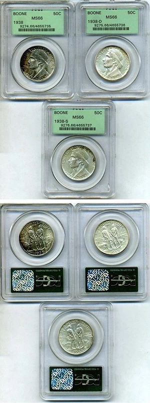 image for: 1938-PDS Set Boone PCGS MS66