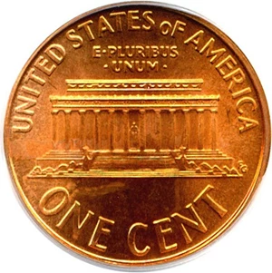 image for: 2001 1c PCGS MS67 RD