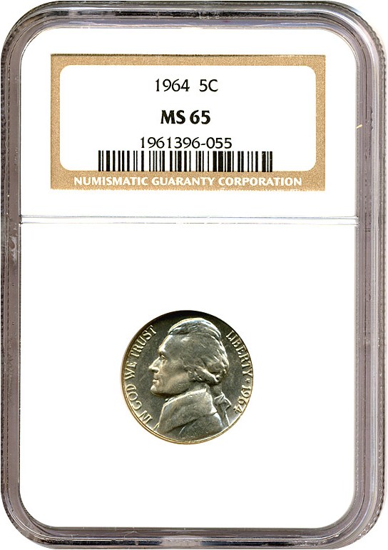 image for: 1964 5c  NGC MS65 