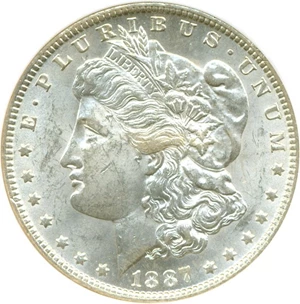 image for: 1887/6-O $1 NGC MS63