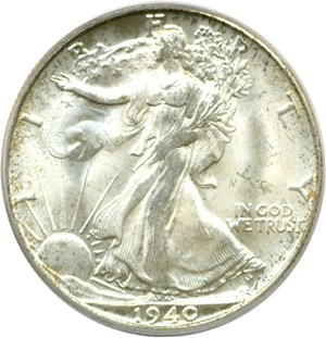 image for: 1940-S 50c PCGS MS65