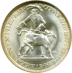 image for: 1938 50c New Rochelle NGC MS66