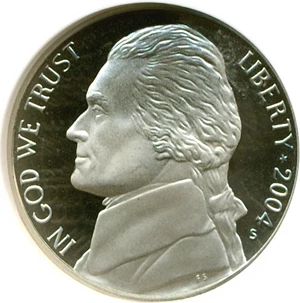 image for: 2004-S 5c Keel Boat NGC Proof 69 UCameo