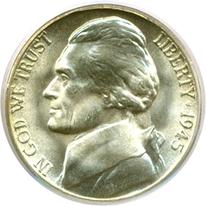 image for: 1945-S 5c PCGS MS67