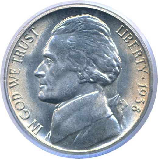 image for: 1938-S 5c  PCGS MS66 ex: Omaha Bank Hoard