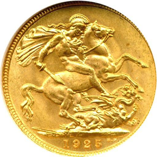 image for: Great Britain: 1925 Sov  NGC MS65   