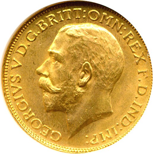 image for: Great Britain: 1925 Sov  NGC MS65   