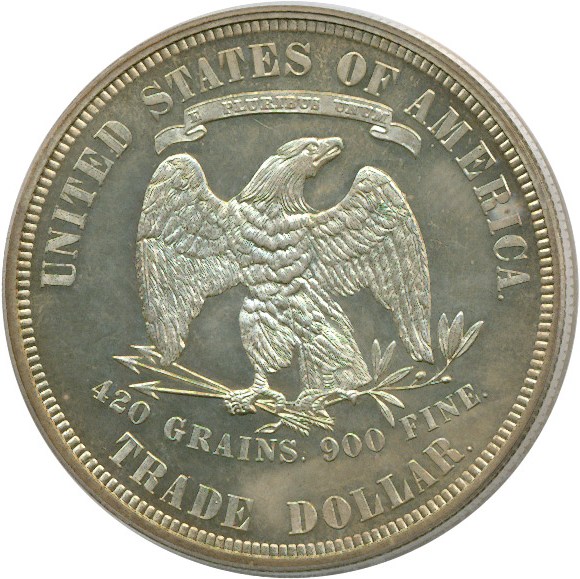 image for: 1878 Trade$  PCGS/CAC Proof 64 Cameo