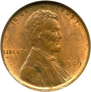 image for: 1909 VDB 1c DDO Die 2 ANACS MS63 RB