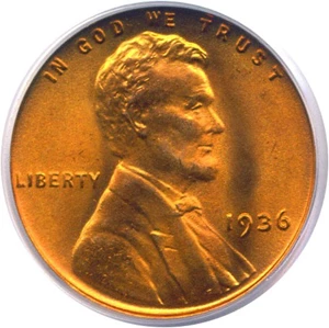 image for: 1936 1c PCGS MS67 RD