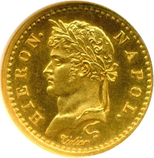 image for: Westphalia: 1813-C 10 Fr NGC Proof 65