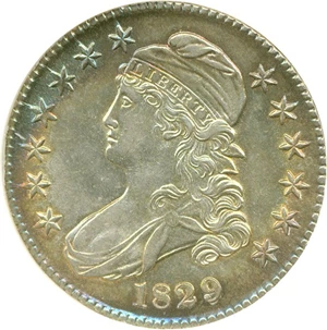 image for: 1829 50c DGS MS60 (Lightly Cleaned) ** Color **
