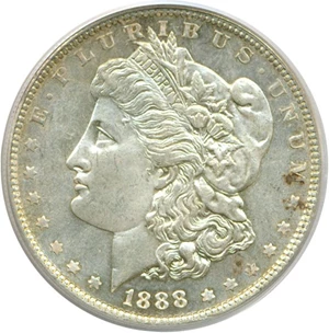 image for: 1888 $1 PCGS MS64 PL