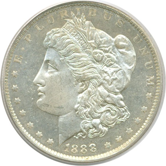image for: 1888-O $1  PCGS MS64 DMPL
