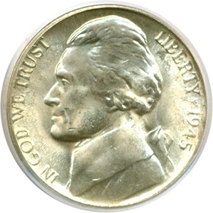 image for: 1945-P 5c PCGS MS65 FS