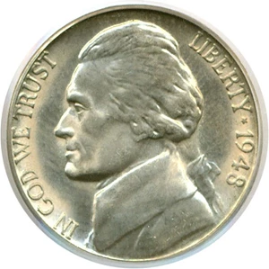 image for: 1948-S 5c PCGS MS66