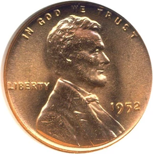 image for: 1952 1c NGC MS67 RD