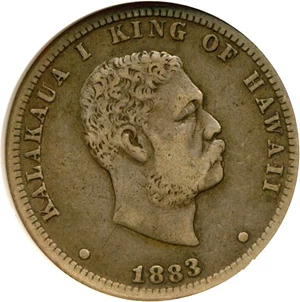 image for: 1883 25c Hawaii NGC VF35