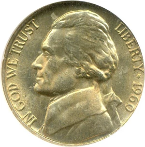 image for: 1960 5c NGC MS64