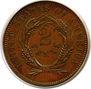 image for: 1863 2c J-305 PCGS Proof 63 BN