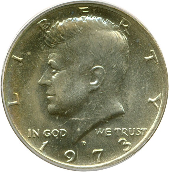 image for: 1973-D 50c  PCGS MS66 