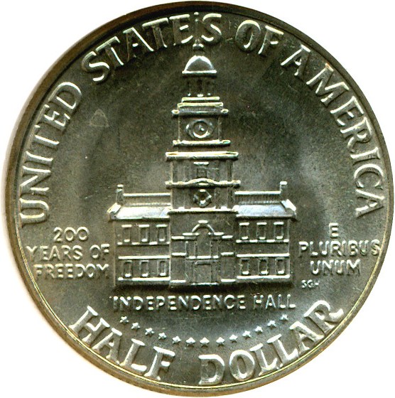 image for: 1976 50c Clad NGC MS65 