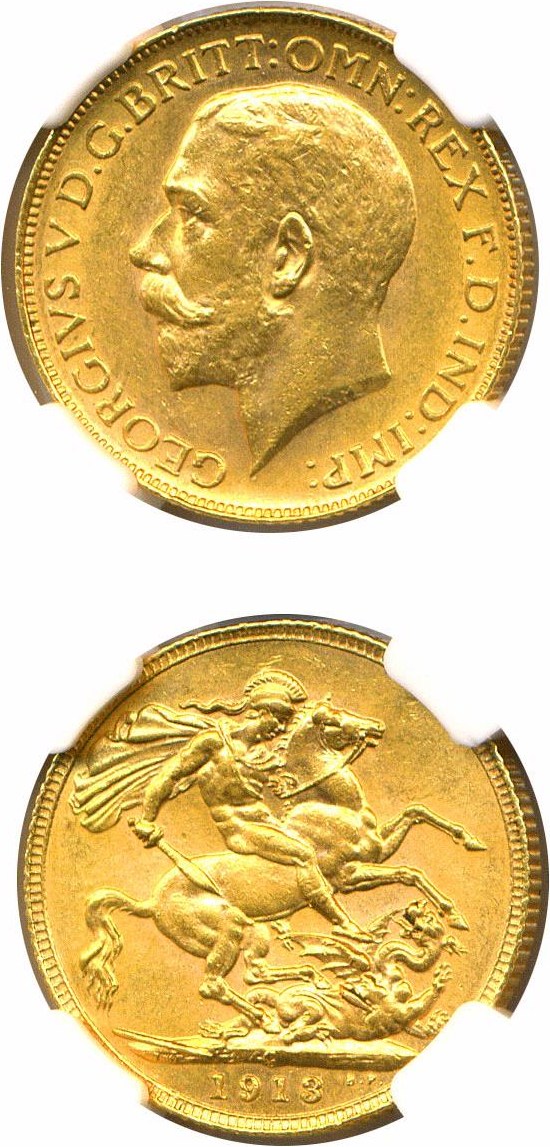 image for: Canada: 1913-C Sov  NGC MS62