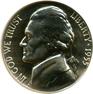 image for: 1955 5c NGC Proof 67