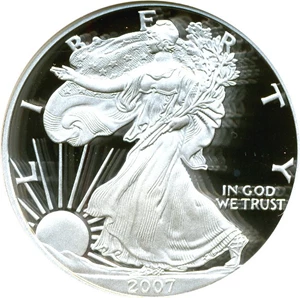image for: 2007-W $1 Silver Eagle NGC Proof 69 UCameo