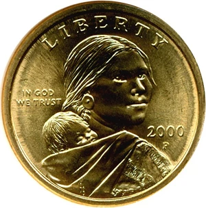 image for: 2000-P Sac $1 NGC MS68