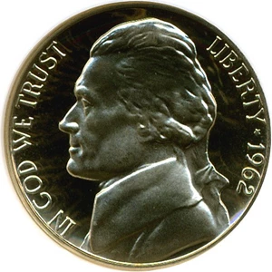 image for: 1962 5c NGC Proof 68 Cameo