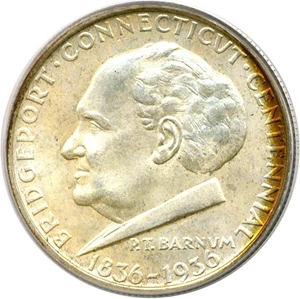 image for: 1936 50c Bridgeport PCGS MS66