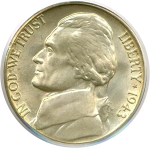 image for: 1943-S 5c PCGS MS66 FS