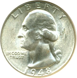 image for: 1948-D 25c NGC MS66