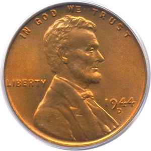 image for: 1944-D 1c PCGS MS67 RD