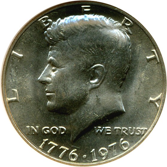 image for: 1976 50c Clad NGC MS65 