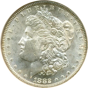 image for: 1882 $1 NGC MS62